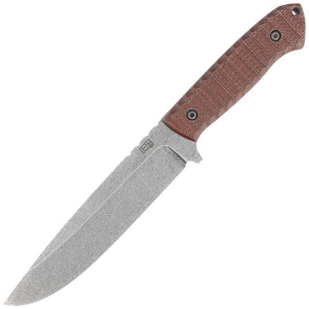 Nóż Za-Pas Expendable Brown Toxic Micarta, Acid Stonewashed NMV (EXT-ST-M-BR)