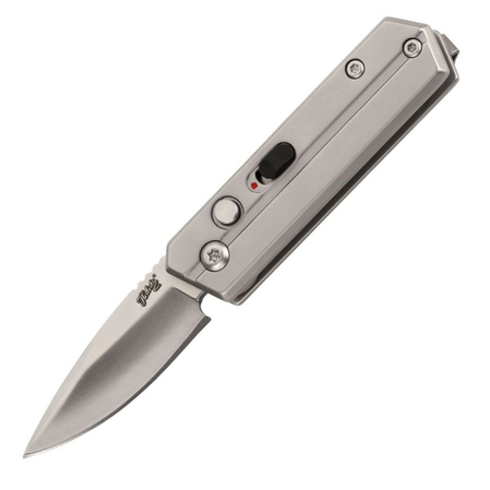 Nóż automatyczny CJH Herbertz Grey Steel, Satin 420 (55027)