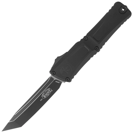 Nóż automatyczny OTF Microtech Combat Troodon T/E Gen III Tactical Black Aluminium, Black M390MK by Tony Marfione (1144-1T)