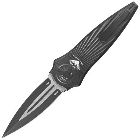 Nóż grawitacyjny Paragon Warlock-X Tapered StarBurst Black Aluminium, Two-Tone CPM S35VN (WLOCX-TSB-B-D/G-B2T)