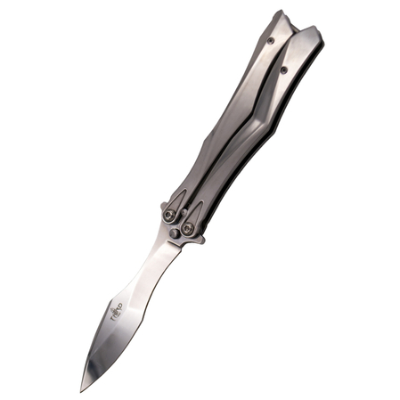 Nóż motylkowy Third Decor Habitat Balisong Chrome Stainless Steel, Chrome 420 (K2818CR)