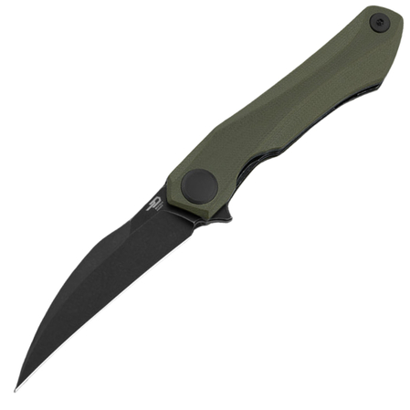 Nóż składany Bestech Ivy OD Green G10, Black Stonewashed 14C28N by Ostap Hel (BG59C)