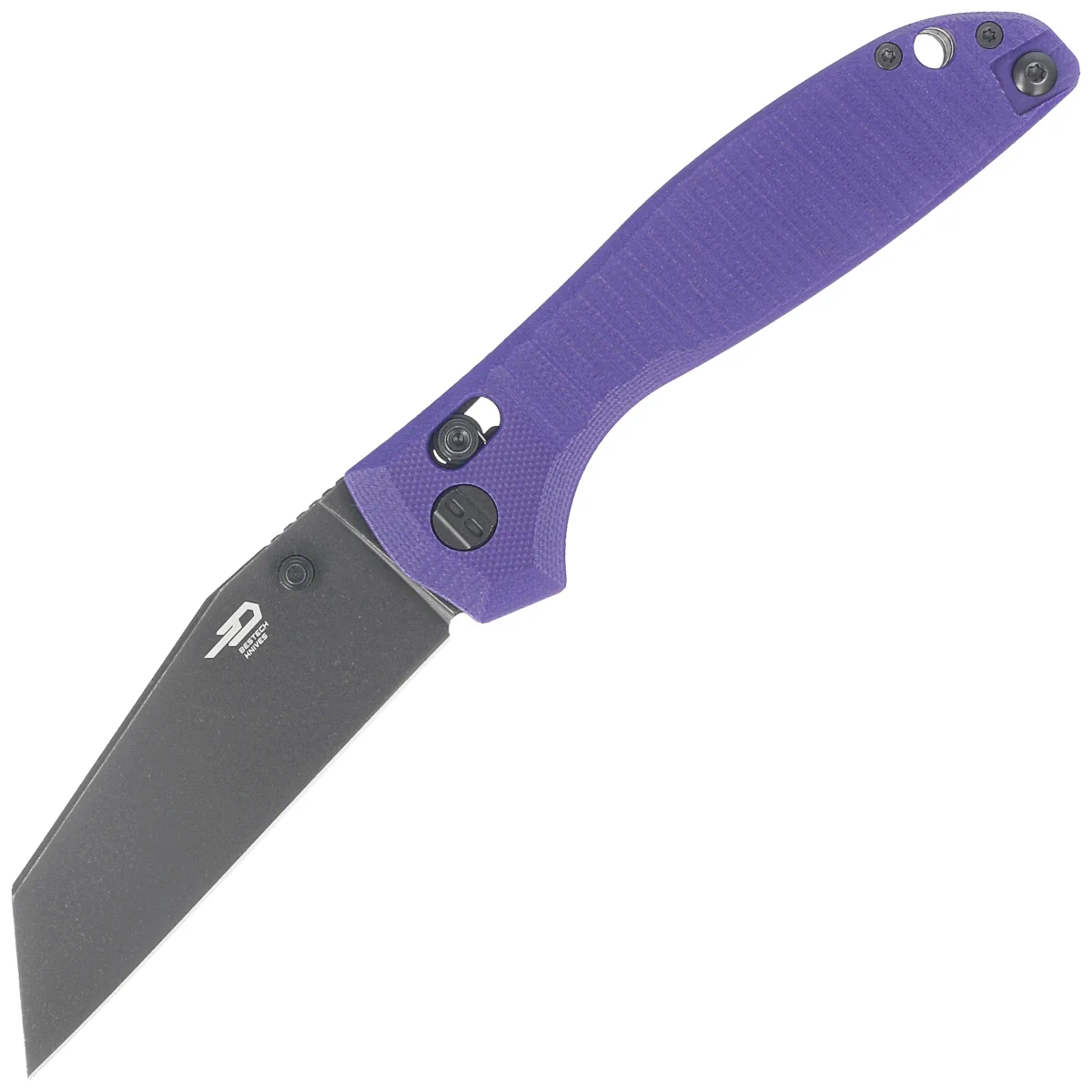 Nóż składany Bestech Liger Purple G10, Black Stonewashed D2 by Keanu (BG61E)