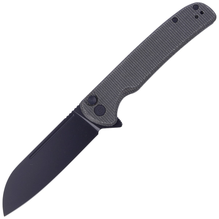 Nóż składany CIVIVI Chevalier Dark Green Micarta, Black Stonewashed (C20022-2)