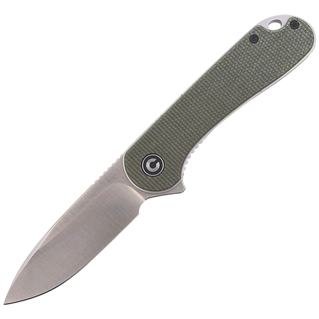 Nóż składany CIVIVI Elementum Flipper Dark Green Micarta, Satin Finish (C907T)