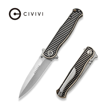 Nóż składany Civivi RS71 Ivory/Black G10, Satin Nitro-V by Robert Saniscalchi (C23025-1)