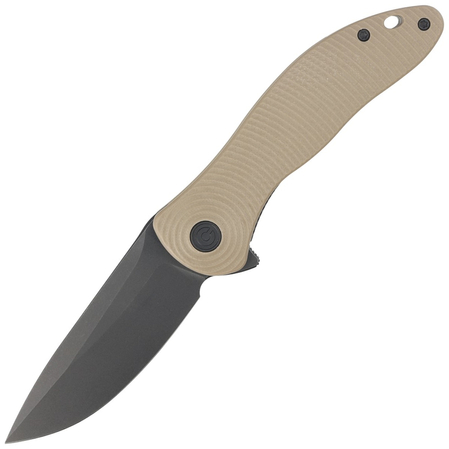 Nóż składany Civivi Synergy3 Tan G10, Black Stonewashed Nitro-V by Jim O'Young (C20075D-2)