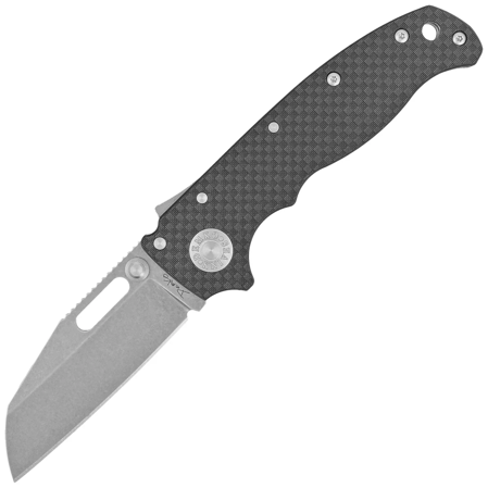 Nóż składany Demko AD20.5 Shark Foot Carbon Fiber, Stonewashed CPM 20CV by Andrew Demko (205-20CV-CARBON-SF)