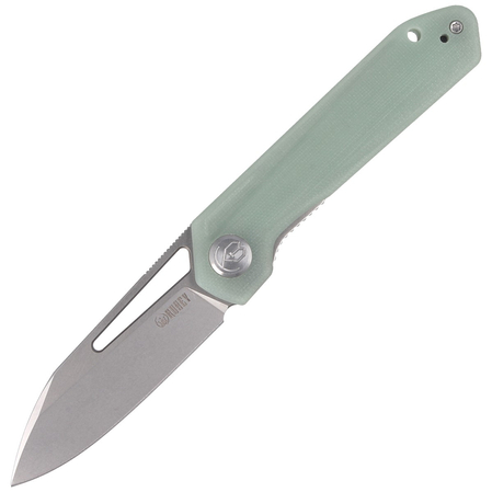 Nóż składany Kubey Knife Royal, Jade G10, Bead Blasted D2 (KU321B)