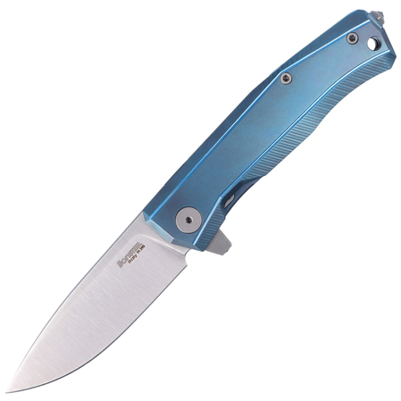 Nóż składany LionSteel Myto Blue Titanium, Satin M390 by Molletta (MT01 BL)