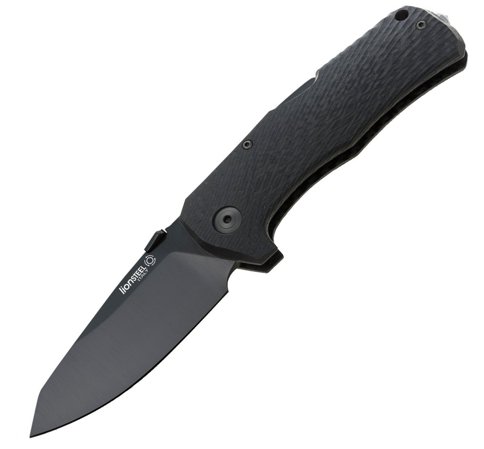 Nóż składany LionSteel TM1 Carbon Fiber, Black Sleipner by Molletta (TM1 CB)