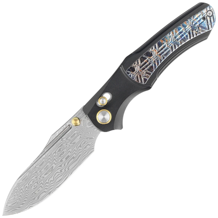 Nóż składany Remette Chameleon Black / Ligtning Storm Titanium, Color Damascus (WD109-D)