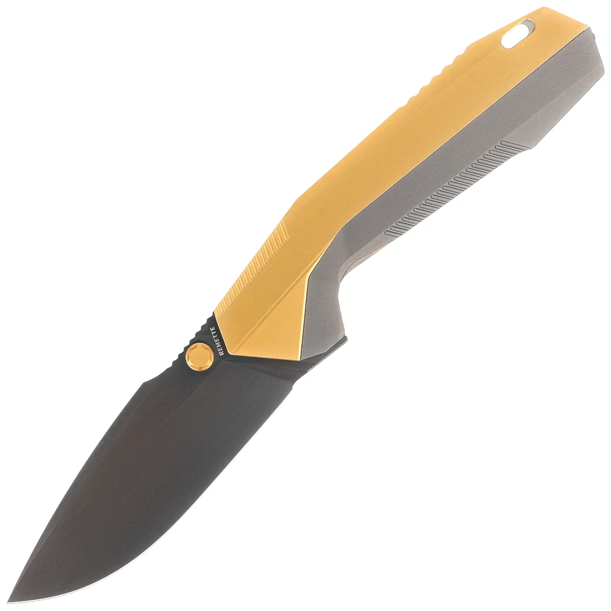 Nóż składany Remette RT-WK1-C Golden/Charcoal Grey/DLC Titanium, DLC M390