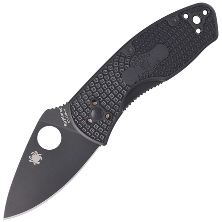 Nóż składany Spyderco Ambitious Black FRN, Black Blade 8Cr13MoV (C148PBBK)