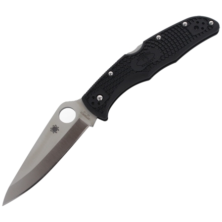 Nóż składany Spyderco Endura 4 FRN Black Plain (C10PBK)