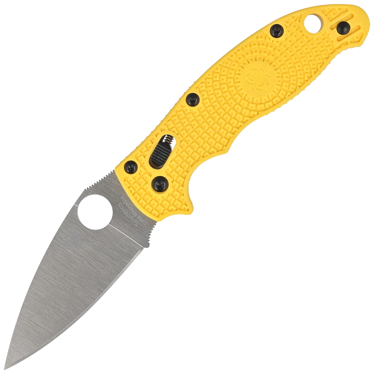 Nóż składany Spyderco Manix 2 Salt Yellow FRN, Satin MagnaCut by Eric Glesser (C101PYL2)