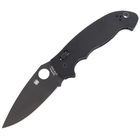 Nóż składany Spyderco Manix 2 XL Black G10, Black DLC CPM S30V by Eric Glesser (C95GPBBK2)