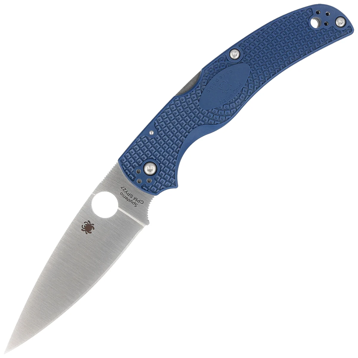 Nóż składany Spyderco Native Chief Cobalt Blue FRN, Satin CPM SPY27 by Sal, Eric Glesser (C244PCBL)