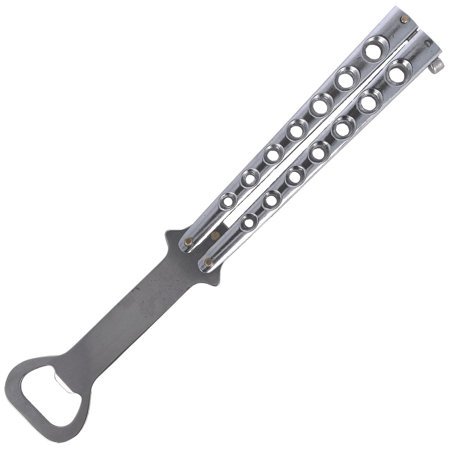 Otwieracz do butelek Herbertz CJH Balisong, Chrome (44078 - 571113)