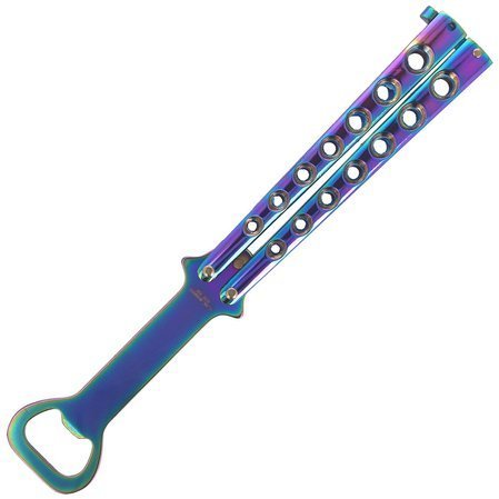 Otwieracz do butelek Herbertz CJH Balisong, Rainbow (44079 - 571213)