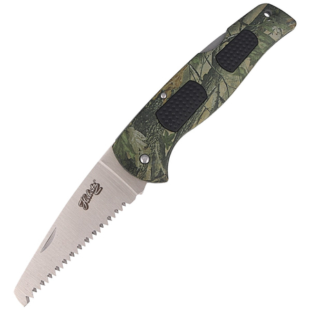 Piła składana Herbertz Solingen Wood Camo Elastomer, Satin Finish 114mm (55004)