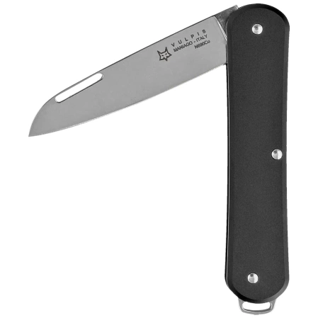 Scyzoryk Fox Vulpis Black Aluminium, Polished N690Co (FX-VP130 BK)