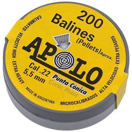 Śrut Apolo Conic 5.5 mm, 200 szt. 0.84g/13.0gr (11005)