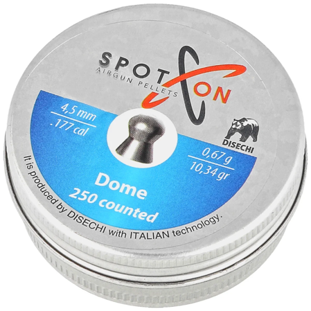 Śrut Spoton Dome 4.5 mm, 250 szt. 0.67g/10.34gr