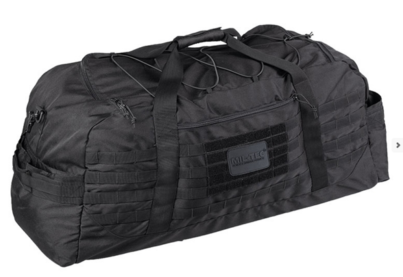 Torba Mil-Tec US Combat Parachute Cargo Large 105 l, Black (13828202)