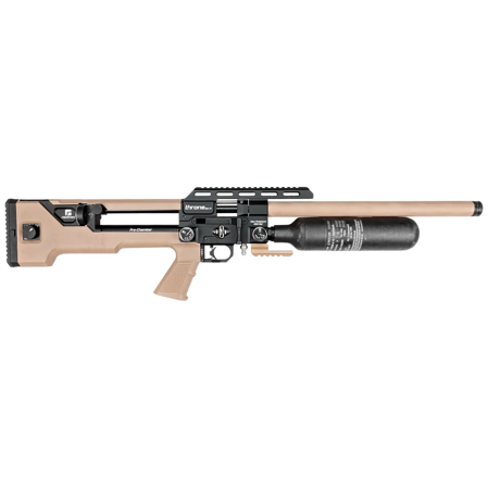 Wiatrówka PCP Reximex Throne Gen 2 FDE Carbon 4.5 mm z regulatorem i tłumikiem